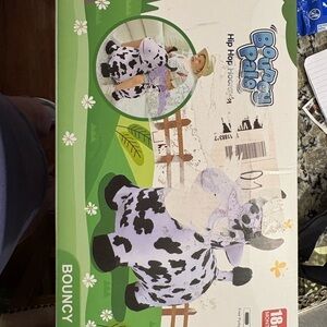 Bouncy Pals Cow Inflatable Toy (new, never used)